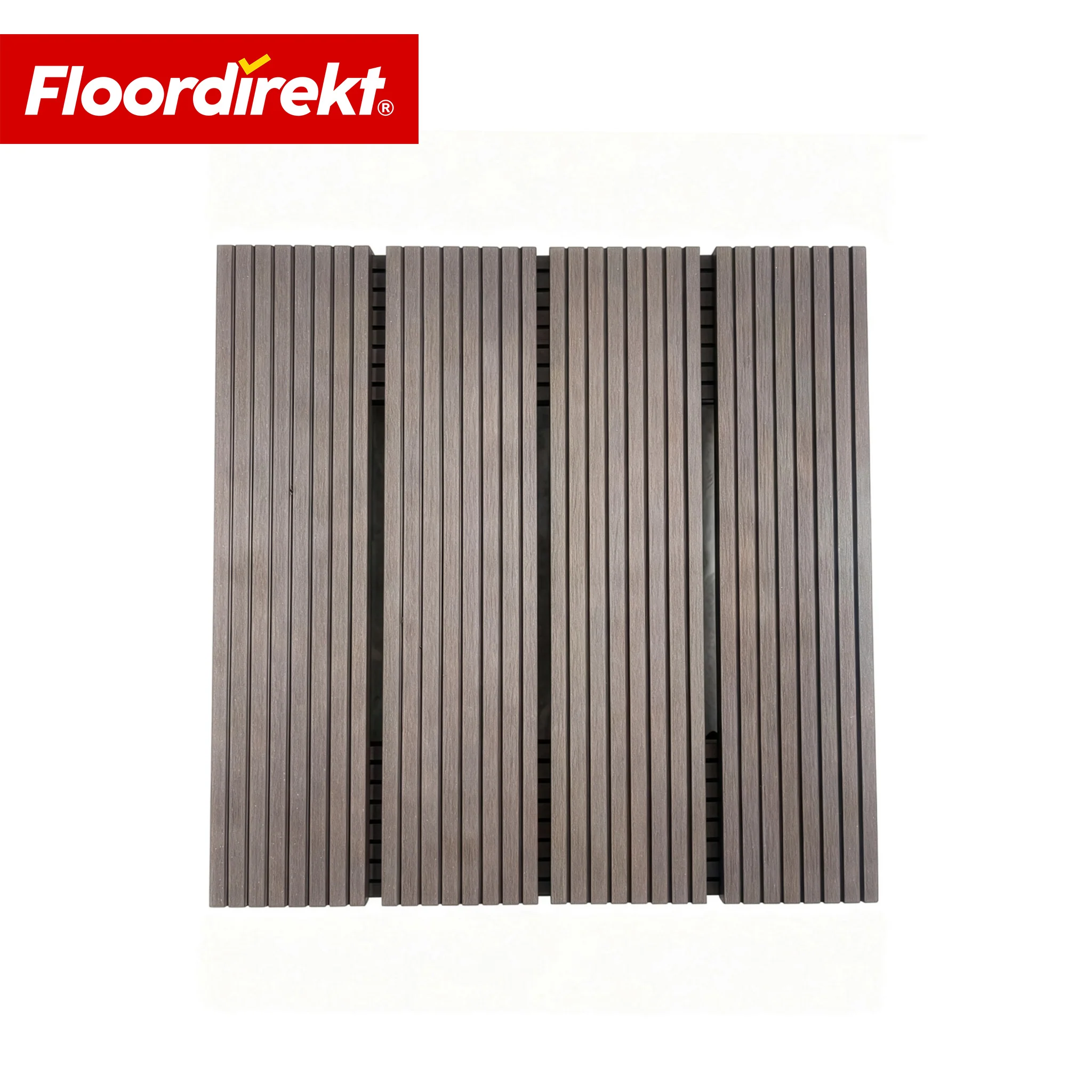 Wózek na rośliny WPC | Marquis | Podstawka na kółkach 30 x 30 cm | Kółka skrętne 360° z hamulcem | Udźwig do 80 kg - Image 4