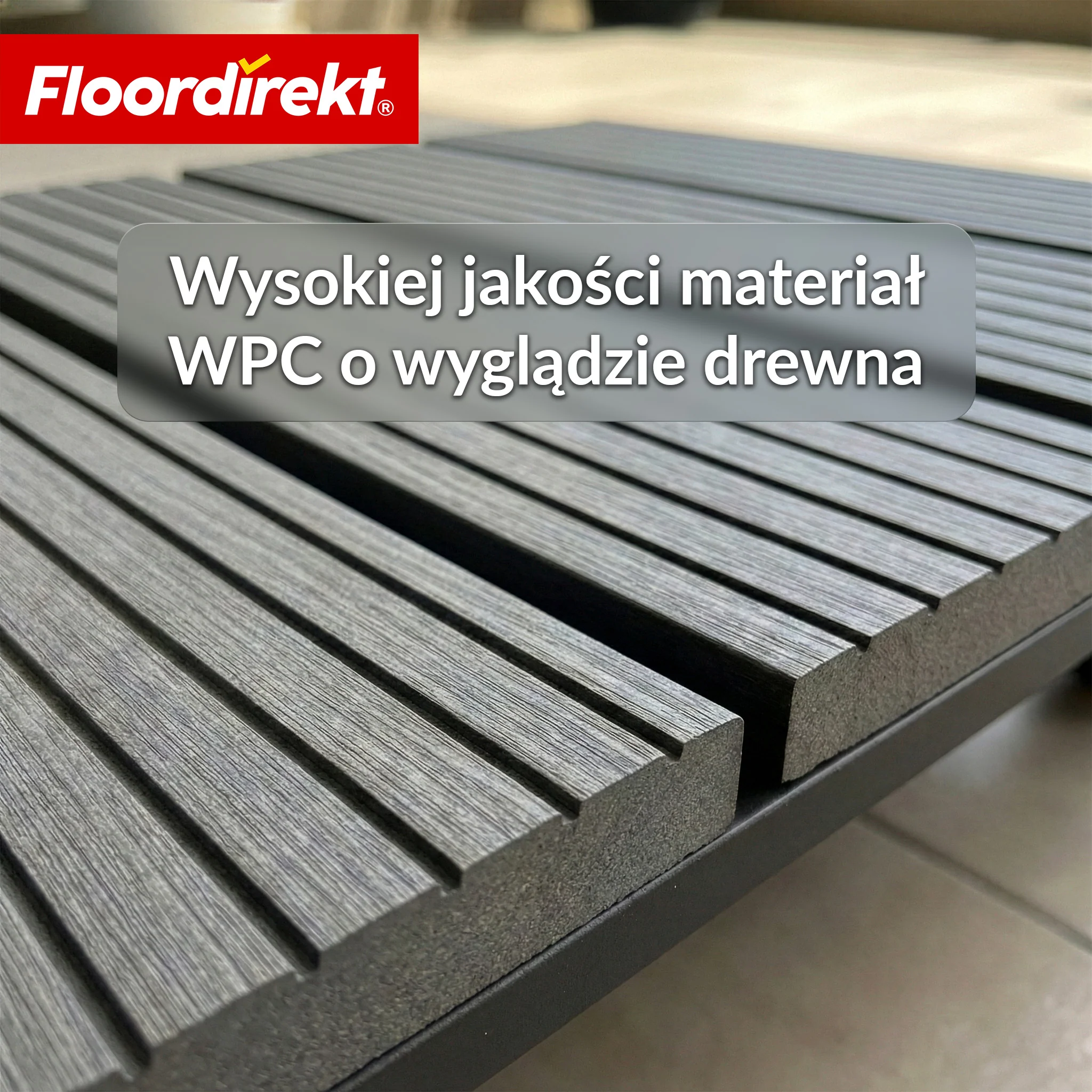 Wózek na rośliny WPC | Marquis | Podstawka na kółkach 30 x 30 cm | Kółka skrętne 360° z hamulcem | Udźwig do 80 kg - Image 7