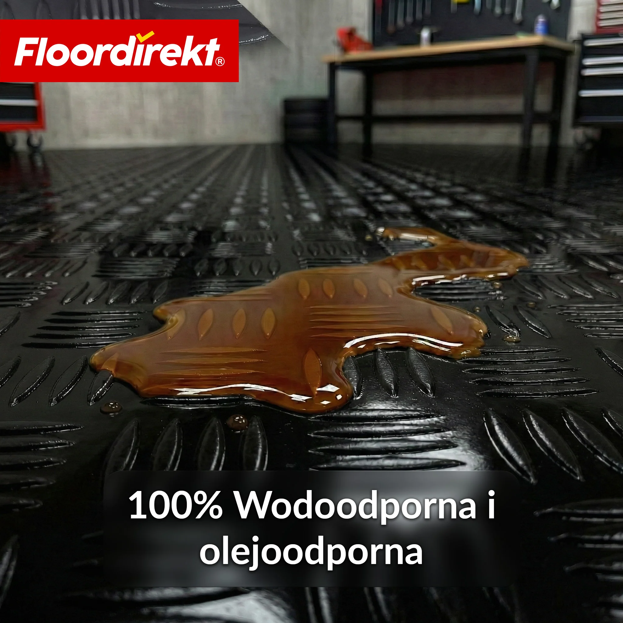 Wykładzina PVC | Bullet | Wzór blachy ryflowanej | Antypoślizgowa & Łatwa w czyszczeniu | Na metry / Cięcie na wymiar | Szerokość 110 cm - Image 12