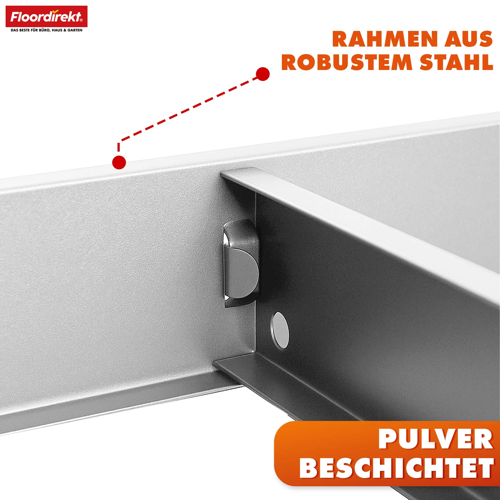 Regały do dużych obciążeń | Rhino | Regały magazynowe z 5 półkami | Nośność 1050 kg | Innowacyjny system wtykowy | W różnych kolorach i rozmiarach - Image 6